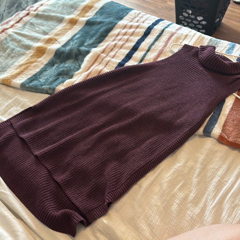 Turtleneck tank top sweater top/dress